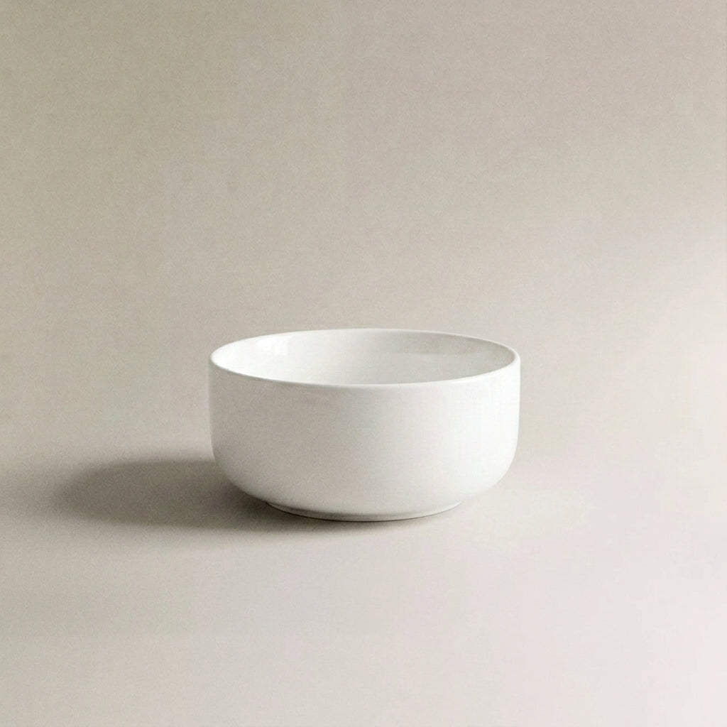 White Stoneware Dinner Set | Handcrafted Ceramic — image 5
