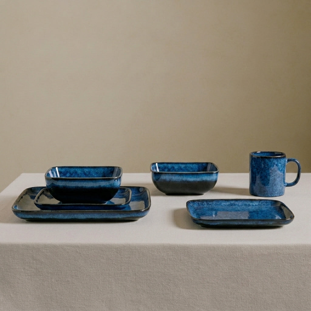 Handcrafted Ceramic Dinner Set | 16 Piece — image 7