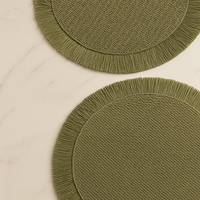 Woven Paper Placemats – Durable Non-Slip Table Set of 4 thumbnail 4